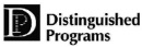 Distinguished Programs